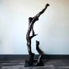 Driftwood Root Art Sculpture "Rooted In Stone" | Sculptures by Sculptured By Nature  By John Walker. Item made of wood works with minimalism style