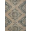 Southwest Wool Rug, Blue and Apricot Oriental Turkey Oushak | Runner Rug in Rugs by Vintage Pillows Store. Item made of fabric & fiber