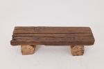 Logniture, Reclaimed Oak Wood Brutalist Bench, Natural and Eco Friendly | Benches & Ottomans by Logniture