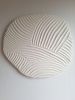 Textured Diptych Wall Sculpture Set (2 Pieces) – Modern 3D Relief Art, Handmade Sculptural Beige White Minimalist Paintings for Elegant Home | Wall Hangings by Vaiva Art Atelier