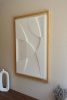 No. 16 Japandi Plaster Wall Relief - Scandinavian Neutral Decor | Wall Sculpture in Wall Hangings by Joseph Aurelius