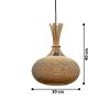 Klec Round Hanging Lamp | Pendants by Home Blitz. Item made of metal works with modern style