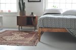 4.11 x 6.2 | GORGEOUS Worn Antique Afshar rug ; Unique | Area Rug in Rugs by The Loom House. Item made of fabric & fiber