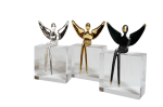 Angel figure in Gloss Gold | Sculptures by YENNY COCQ
