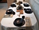 Matte Black Dinnerware set | Plate in Dinnerware by YomYomceramic. Item made of ceramic