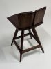 Solid Wood Swivel Bar Stool, Mid-Century Modern Counter Stool, USA made | Chairs by Marco Bogazzi