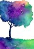 Hue Tree II | Prints by Brazen Edwards Artist. Item composed of paper