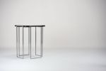 Kaus - Sahara noir side table | Tables by DFdesignLab - Nicola Di Froscia. Item made of steel with marble works with minimalism & contemporary style