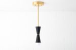 Cone Pendant - Brass Pendant Light - Model No. 2387 | Pendants by Peared Creation. Item made of brass