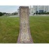 Contemporary Turkish Hallway Runner Rug With Mid Century | Rugs by Vintage Pillows Store. Item made of cotton with fiber