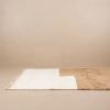 Genuine lamb wool Beni Ourain rug, brown and white rug | Area Rug in Rugs by Benicarpets