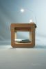 Low 70's Solid Timber Nightstand Bed side table | Bedside Table in Tables by Manuel Barrera Habitables. Item made of oak wood