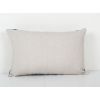 Ikat Lumbar Pillow, Sky Blue Silk Velvet Pillow Cover, Polka | Cushion in Pillows by Vintage Pillows Store
