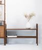 Modular wall shelving, Mid Century Modern Bookcase | Book Case in Storage by Plywood Project. Item made of oak wood works with minimalism & mid century modern style