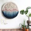 Circular Fiber Art Collection - DREAM | Wall Hangings by Rianne Aarts / Teddy and Wool Studio. Item made of cotton & fiber