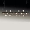 Raw Banqueting Linear Suspension (Rectangular) | Chandeliers by Michael McHale Designs. Item composed of steel