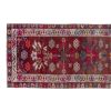 1960s Vintage Turkish Hand-Knotted Herki Runner - Hallway Ca | Runner Rug in Rugs by Vintage Pillows Store. Item made of cotton & fiber