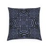 Rooster Feather Blue Velvet Cushion | Pillows by Sean Martorana. Item composed of fabric