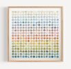 Three Hundred and Twenty Four World Map Dots Rainbow | Collage in Paintings by Amelia Coward