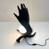Moose Antler Lamp - Black | Table Lamp in Lamps by Farmhaus + Co.. Item composed of ceramic