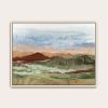 Plateau Mirage Art Print - Abstract Desert Landscape | Prints in Paintings by Lara Eckerman Art