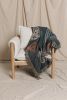 The FREEFORM Jacquard Woven Throw Blanket | Soft Cotton | Linens & Bedding by Parker Heath | PAR  KER made. Item composed of cotton and fiber in minimalism or mid century modern style