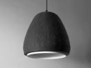 Pendant light "Balance" black, high | Pendants by Donatas Žukauskas. Item composed of metal and paper in contemporary or japandi style