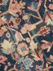 DAZZLING & RARE European-Sized Indigo Blooming Jungle | Area Rug in Rugs by The Loom House. Item made of fabric with fiber
