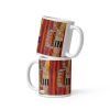 Coffee Mug - Palestine's Resilience - Folk Abstract Art | Work by Eman's Gallery