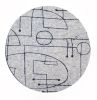 Trivet Large Chalkline Grey | Coaster in Tableware by Lorraine Tuson