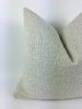 Boucle pillow // cream boucle pillow // boucle cushion | Pillows by velvet + linen