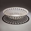 Lace Round Bowl | Decorative Bowl in Decorative Objects by Lynne Meade. Item made of stoneware