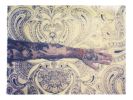 Ink spilled onto paisley | Photography by She Hit Pause. Item made of paper