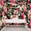 Floral Fantasy Blooms & Butterflies — Bold Florals Luxury Wallpaper Mural | Wall Treatments by ELLE WALLS