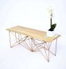 Yoshi Bench | Benches & Ottomans by MODERNCRE8VE. Item made of wood with copper