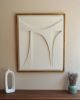 No. 03 Japandi Plaster Wall Relief - Scandinavian Neutral Decor | Wall Sculpture in Wall Hangings by Joseph Aurelius