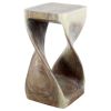 Haussmann® Original Wood Twist Stool 12 X 12 X 23 | Chairs by Haussmann®