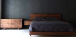 JJ Bed | Beds & Accessories by Leaf Furniture. Item made of oak wood compatible with minimalism and mid century modern style