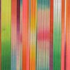 Irregular Stripe Colour Study Painting, Landscape Red Ombre | Mixed Media in Paintings by Amelia Coward