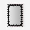 Brutalist Mirror Small Black | Work by District Loom