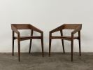 Walnut Dining Chair, Armchair, USA made | Chairs by Marco Bogazzi
