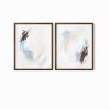 Set of 2 Soft Motion | Prints in Paintings by NLS Design