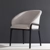 CC2. Ebonized, Textile | Dining Chair in Chairs by SIMONINI. Item made of wood with leather
