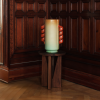 V Side Table Stained Ash | Work by District Loom