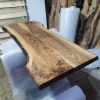 Custom Black Walnut Office Desk | Tables by Ironscustomwood. Item made of walnut