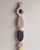 Large Wall Hanging - Speckled Sand Black Colorway | Wall Sculpture in Wall Hangings by Eliana Bernard