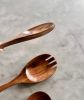 Tulum Teak Wooden Salad Serving Set - 3 Piece | Cooking Utensil in Utensils by Busa Designs