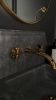 Add a Touch of Luxury to Your Bathroom with a Grey Marble Sink | Gray Marble Basin | Water Fixtures by AYMARBLEDESIGN LLC