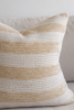 Wychmere Pillow Cover — Textured Neutral Cotton in Soft Beig | Pillows by Busa Designs