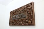 Central Park cityscape 56"x29" wood wall sculpture | Wall Hangings by Craig Forget. Item made of oak wood works with mid century modern & contemporary style
